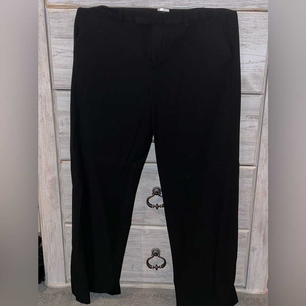 Old Navy flair black slacks.